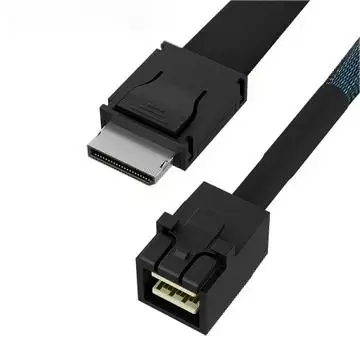 internal mini sas 36pin sff 8087 to left angle sff 8087 cord cable (复制)